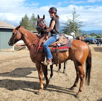 Hailey Shiffer on horse