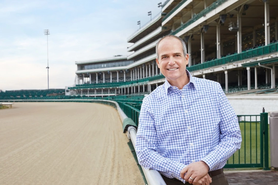 Mike Ziegler at Churchill Downs