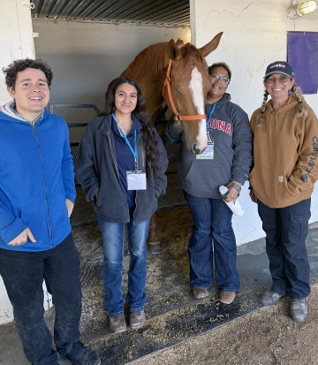 RTIP students with trainer Stacy Campo